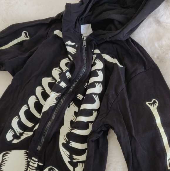 Zara Kids Skeleton Costume - Black - Picture 4 of 6